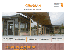 Tablet Screenshot of cedarlan.ie